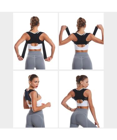 Back Brace Posture Corrector | Breathable & Soft Upper Back Support Back Support Shoulder Brace with Adjustable Fit for Daily Comfort - Buy Online on SooperMarket.com