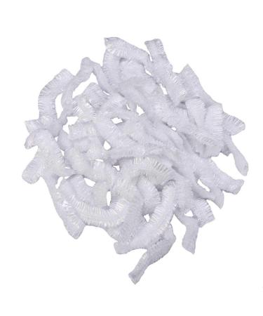 PandaSpa Disposable Shower Caps - Pack of 100 Clear Plastic Hair Care Caps - Buy Online on SooperMarket.com
