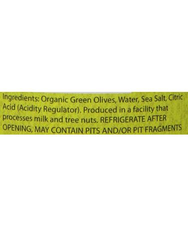 Divina Organic Pitted Green Olives 5.3 oz - Premium Quality, USDA Certified, Mediterranean Flavors - Buy Online on SooperMarket.com