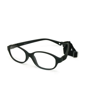 Enzodate young glasses frame with strap size 50/16 piece no screw safe bendable girls flexible glasses optical children glasses