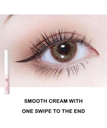 Mascara with Small Brush Head Waterproof and Long-Lasting Slender and Curly No Smudge Lengthened Thickened Fine Comb Type for Womenf 1.5g Brown - Buy Online on SooperMarket.com