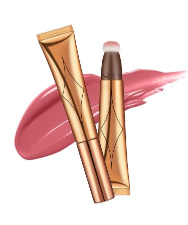 AOOWU Contour Beauty Wand Liquid Highlighter Contour Beauty Wand with Cushion Applicator Matte Liquid Blush Wand Long Lasting Smooth Lightweight Beauty Wand Makeup
