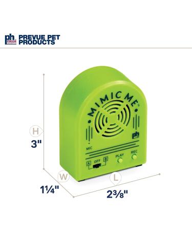 Prevue Hendryx 62900 Mimic Me Voice-Recording Unit for Birds - Train Your Feathered Friend with Ease - Buy Online on SooperMarket.com