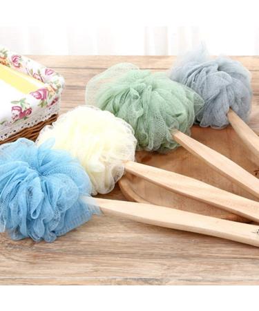 Buy Blue Shower Bath Balls - Soft Solid Color Bath Sponge for Relaxing Bath Time - Buy Online on SooperMarket.com