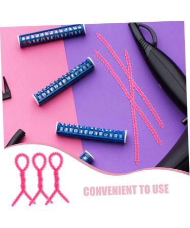 PLAFOPE 20pcs Perm Tools Curling Wand Hair Curler Hair Rollers Crimper Hair Tool Perm Rods Rosy - Buy Online on SooperMarket.com