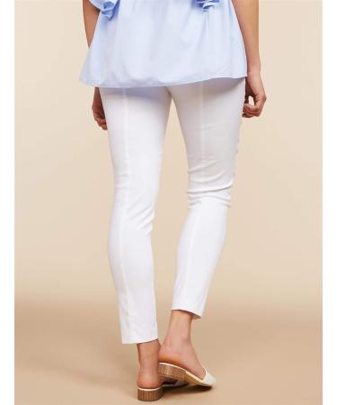 Motherhood Maternity Women's White Business Casual Pants - XS | Stylish and Comfortable Maternity Wear - Buy Online on SooperMarket.com