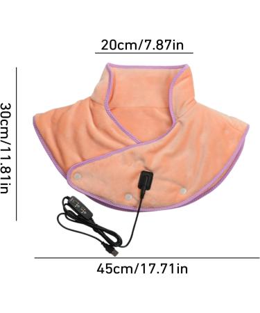 Puzzlegame Neckenheizkissen - Fast Heating Scarf & Shoulder Warmer for Neck Pain Relief | 3 Heating Levels Safe & Comfortable for Men & Women - Pink - Buy Online on SooperMarket.com
