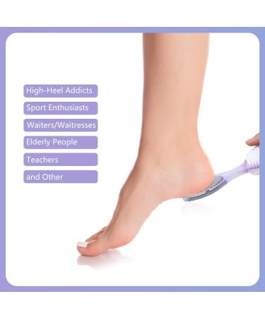 Fangze Pumice Stone Brush for Feet - 2 Pack Foot Brush Scrubber Pedicure Paddle Kit- Lilac and Blue - Buy Online on SooperMarket.com
