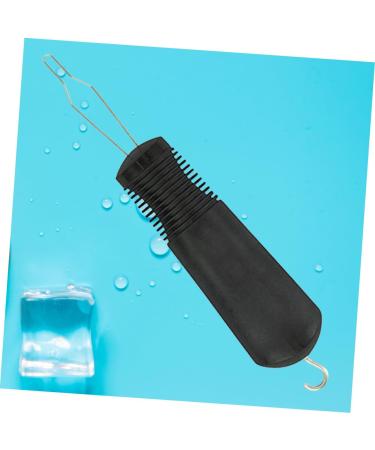 Button Hook Helper 6 Pcs Puller Zipper Helper Pull for Dresses Dressing Hook Button for Clothes Sticky Hooks for Hanging Rope Tab Black 18.4*3.2cm Black - Buy Online on SooperMarket.com