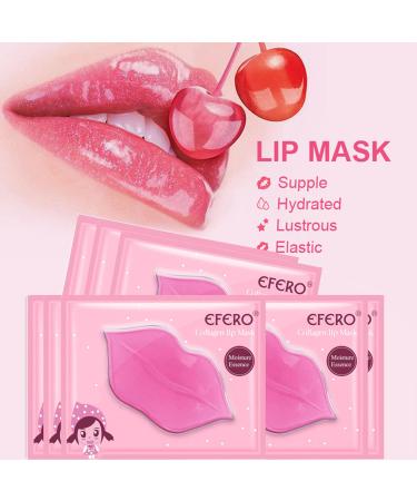 30-Piece Collagen Lip Masks for Moisture, Plumping & Anti-Aging | Lip Pads for Fine Lines, Dead Skin Removal & Pink Lips - Buy Online on SooperMarket.com