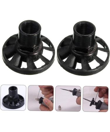 MUSISALY 2pcs Electric Grinding Chuck Door Knob Protector Blower Attachment Nut Grinder Black Plastic - Buy Online on SooperMarket.com