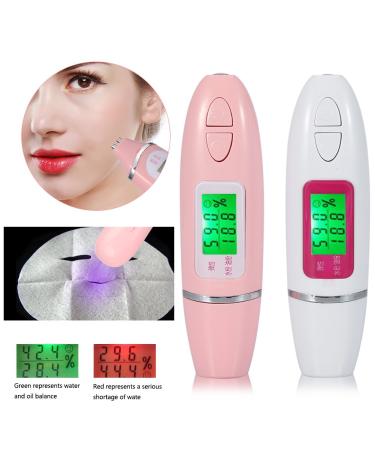 Advanced Skin Analyzer - Facial Tester & Water Oil Sensor | 2 Colors Available (White) - Shop Now - Buy Online on SooperMarket.com