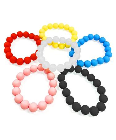 Buy 12mm Silicone Pearls for Baby - Pacifier Clips Bite Rings & Necklace Kits - International Shipping Available - Buy Online on SooperMarket.com