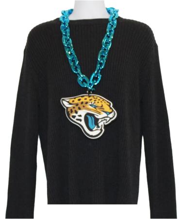 Shop Aminco NFL Jacksonville Jaguars Team Fan Necklace - Teal | Official Merchandise - Buy Online on SooperMarket.com