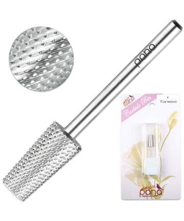 Pana  Professional USA SILVER TAPERED Barrel Bit Nail Drill (Grit: FINE - F) 3/32 Shank Size