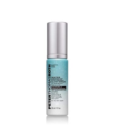 Peter Thomas Roth | Water Drench Hyaluronic Glow Serum | Hydrating Serum Up to 120 Hours of Enhanced Hydration 1 Fl Oz.