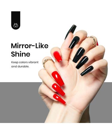 Beetles Glossy Gel Top Coat No Wipe - Clear Long-Lasting Nail Polish for DIY Gel Nails | 0.51 Fl Oz - Buy Online on SooperMarket.com