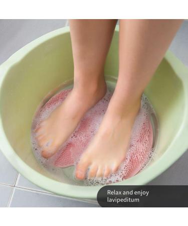 Closer Wall-Mounted Hands-Free Back and Foot Scrubber with Suction Cups - Deep Clean and Exfoliate in The Shower Yellow Durable 30 X 25.5cm - Buy Online on SooperMarket.com