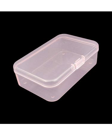 Goodma 12 Pieces Mini Rectangular Plastic Boxes - Pink Storage Organizer Containers with Hinged Lids (3.3 x 2.2 x 1 inch) - Buy Online on SooperMarket.com