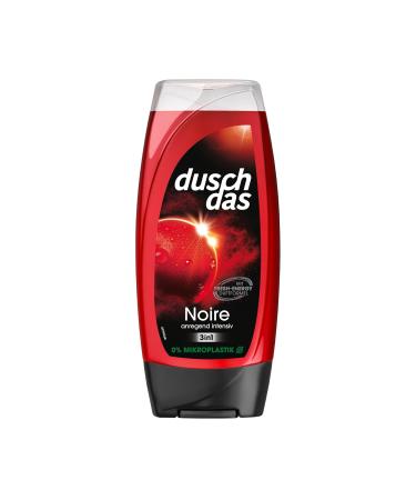 Duschdas 3-in-1 Shower Gel & Shampoo Noire - Fresh-Energy Fragrance | Aloe Vera 6x225ml (6 Pack) - Refreshing Daily Bath Experience - Buy Online on SooperMarket.com