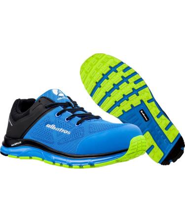 Albatros Lift Impulse S1P ESD Safety Shoe - Metal-Free Slide & Heat-Resistant Work Shoe for Men - Size 45 EU - Blue - Buy Online on SooperMarket.com