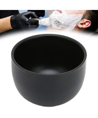 Premium Black Stainless Steel Shaving Soap Bowl with Lid - Ideal Men's Foam Cup for Slick Lather & Perfect Father's Day Gifts - Buy Online on SooperMarket.com