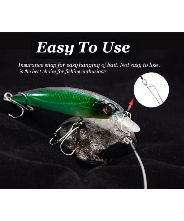 SEAOWL Fluorocarbon Fishing Leader 20-80LB 12pcs - Saltwater/Freshwater Leaders with Swivels and Snap - Buy Online on SooperMarket.com