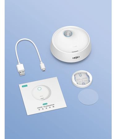 Qimic Cat Litter Deodorizer - Rechargeable Dust-Free Odor Eliminator for Litter Box, Shoe Box, and Kitchen - Buy Online on SooperMarket.com