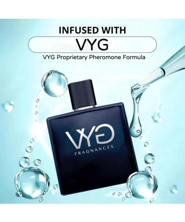 VYG Chrome Eau de Toilette Pheromone Perfume for Men Fragrance Fresh Aquatic Mens Cologne Classic Summer Beach Scent Luxury Perfumes for Men 50ml (1) - Buy Online on SooperMarket.com