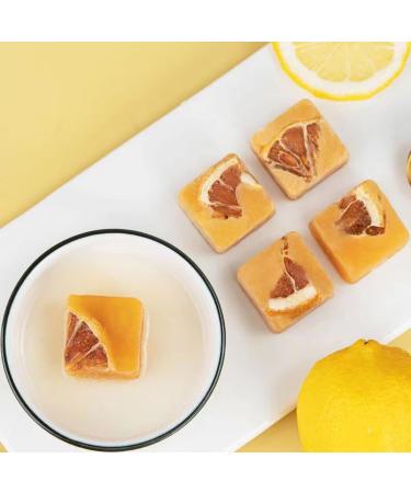 Rock Sugar Lemon Tea Lemon Honey Rock Candy 310g Yellow Lump Rock Sugar with Lemon Sugar Cubes Lemon Honey Candy Caffeine Free Individual Package - Buy Online on SooperMarket.com