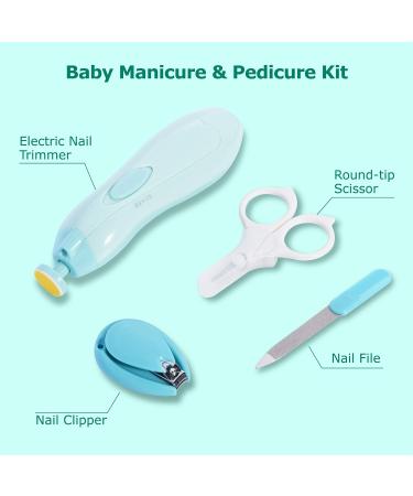 Baby Healthcare and Grooming Kit | 24-in-1 Electric Nail Trimmer Set | Nursery Care Kit | Toddler Nail Clippers | Medicine Dispenser | Infant Comb & Brush | Green 24 Piece Set - Buy Online on SooperMarket.com