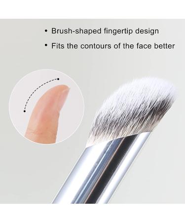 Erinde Angled Concealer Brush for Under Eye & Nose Contour - Professional Blending Brush for Liquid, Cream, & Powder Cosmetics - Buy Online on SooperMarket.com