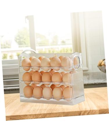 ABOOFAN Egg Storage Box Tray with Lid Drawer Organizer Plastic Egg Tray Egg Storage Holder Dog Storage Rack - Buy Online on SooperMarket.com