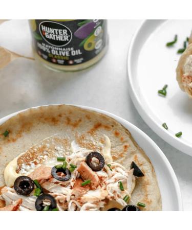 Hunter & Gather Olive Oil Mayo 3 x 250g | Paleo Keto, Sugar & Gluten Free | Made with Olive Oil & British Free Range Egg Yolk | 750g - Buy Online on SooperMarket.com