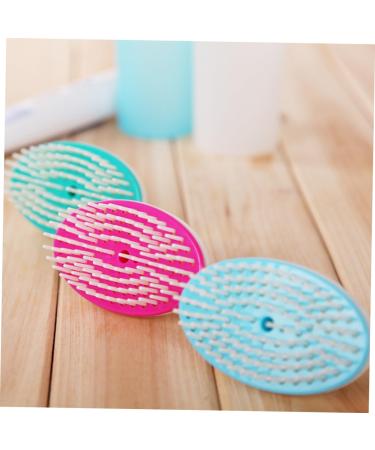 Magiclulu Scalp Massager Hairbrush - 2-Pack Shampoo Brush for Hair Washing & Scalp Care - Green - Buy Online on SooperMarket.com