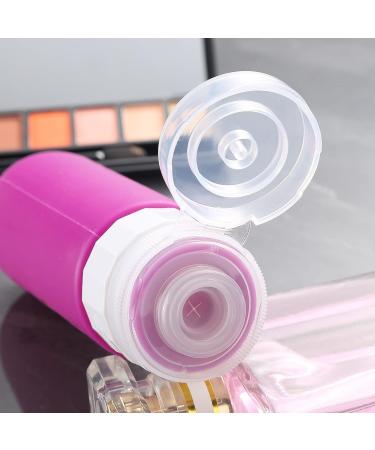 Shop Gemice Silicone Travel Bottles 90ml Set - 4 Leak-Proof Containers for Shampoo & Body Care - FDA Approved Travel Essentials - Buy Online on SooperMarket.com