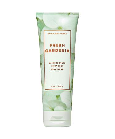 Bath and Body Works FRESH GARDENIA Ultra Shea Body Cream 8 Ounce (2019 Edition)