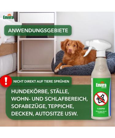 Envira Flea Spray - 2L Eco-Friendly Anti-Flea Treatment for Home | Odorless Water-Based Solution - Buy Online on SooperMarket.com
