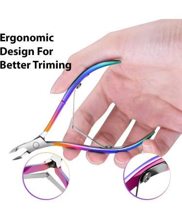Easkep Cuticle Trimmer & Pusher - Professional Stainless Steel Cutter Nippers for Fingernails and Toenails - Buy Online on SooperMarket.com