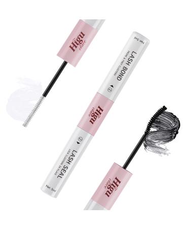 Lash Bond and Seal  Cluster Lash Glue Mascara Wand DIY Eyelash Extension Bond & Seal Infused with Biotin & Vitamin E  Bond and Seal Lash Glue for All Day Wear Super Strong Hold 72 Hours 1 Count (Pack of 1) Lash Bond and ...