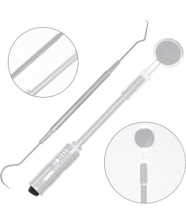 Healifty Dental Picks Set - Teeth Cleaning Kit with LED Light, Stainless Steel Tooth Scraper - Portable Oral Care Tool for Calculus Removal and Stain Prevention - Buy Online on SooperMarket.com