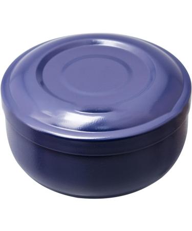 Beard Soap Cream Bowl Stainless Steel Shaving Soap Bowl with Lid Washable Multi Functional Trimming Foaming Soap Bowl Blue for Men Easy to Lather Wet Shave - Buy Online on SooperMarket.com