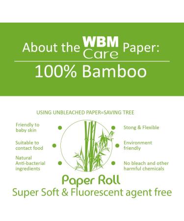 WBM Ultra Soft Bamboo Toilet Paper 20 Mega Rolls 20 60 Regular Rolls 3 Ply Bath Tissue 20 Count - Buy Online on SooperMarket.com