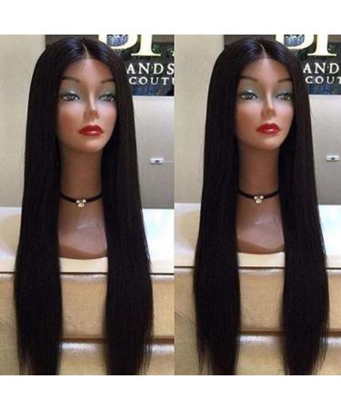 Buy Fashion European & American Long Straight Wigs | High Temperature Silk Liu Haizhong Style in Black Brown & Light Brown - Buy Online on SooperMarket.com