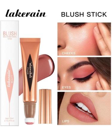 Natural Face Liquid Blusher Cream Cheek Eye Tint Peach Multi-use Makeup Cosmetic Cheek Makeup Stick Brighten Contouring A8G5 05 Contouring 12ml - Buy Online on SooperMarket.com