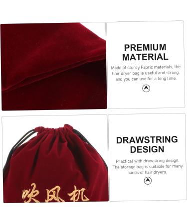 NOLITOY 9 Pcs Hair Dryer Storage Bag Hair Dryer Case Blow Dryer Bag Velvet Storage Bag Hair Dryer Bag Fabric - Buy Online on SooperMarket.com