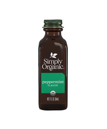 Simply Organic Peppermint Flavor 2 fl oz (59 ml)