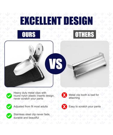 Buy Aomig Extra Wide Braces for Men - 3.5 cm Strong Metal Clips Adjustable & Elastic - Unisex X Style - Buy Online on SooperMarket.com