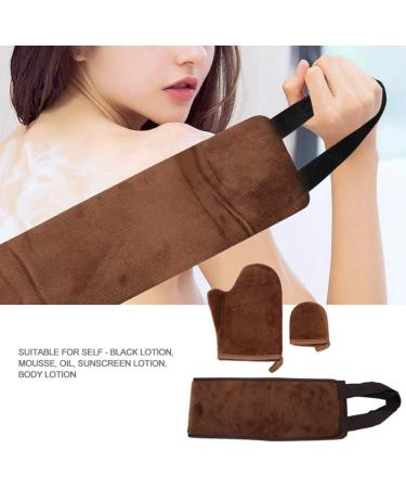 Back Tanning Applicator Self Tanning Mitt Applicator Mit Soft Reusable Exfoliator Glove Tanning Cream Lotion Mousse Oil Application Gloves for Body - Buy Online on SooperMarket.com