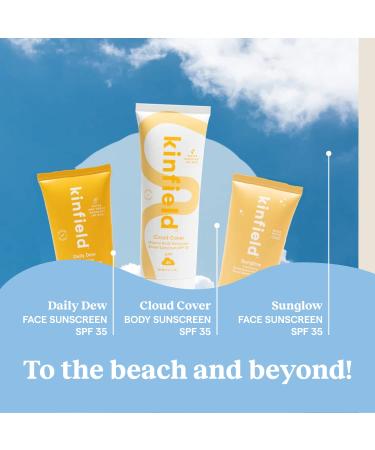 Kinfield Sunglow Mineral Sunscreen for Face SPF 35 - Luminizing Tint | Natural Fragrance | Reef-Safe & Cruelty-Free - 2.0 oz - Buy Online on SooperMarket.com